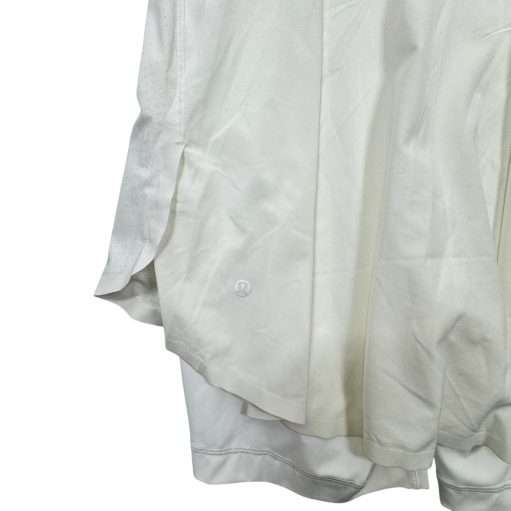 Lululemon Nulux Running Dress White SZ 12 NWT $138 Tennis Sleeveless - Picture 8 of 9
